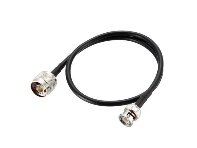N Male to BNC Male Coax Cable Low Loss RG58 Coaxial Cable for Ham Radio 20 Inch
