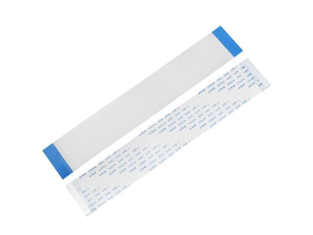Flexible Flat Cable, 51 Pins 0.5mm Pitch 150mm FPC FFC Flexible Ribbon Cable for LCD TV Car Audio DVD Player Laptop 5Pcs (A Type)