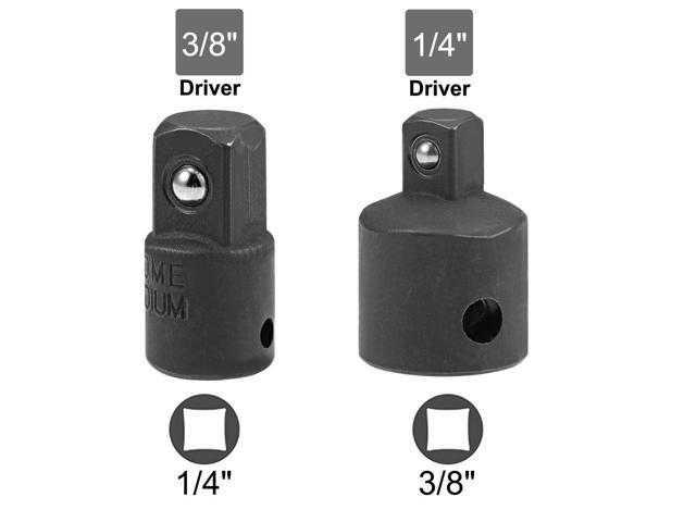 Socket Adapter Set Reducer Adapters Cr-V Black 4 Pcs