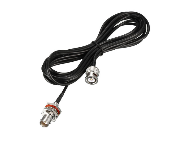 BNC Male to Female Coaxial Jumper Cable 50 ohm 10 feet RG174
