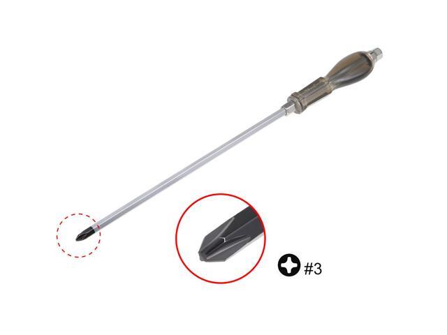 10pcs 50mm 1/4' Hex Shank SL5 Magnetic Slotted Head Screwdriver Bits S2
