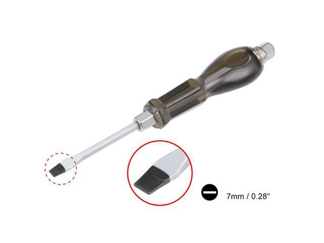 7mm Slotted Impact Screwdriver, 4-Inch Keystone Demolition Driver Magnetic