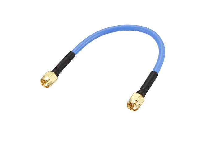 SMA Male to SMA Male Right Angle Coaxial Cable 50 ohm 0.15M/0.5Ft RG402
