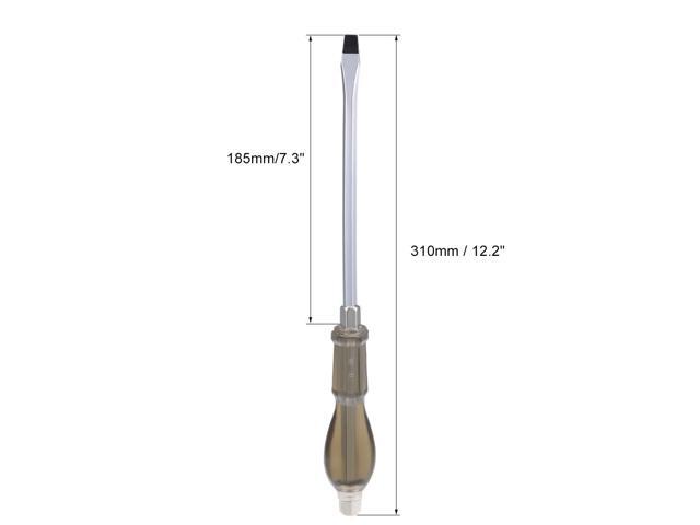 8.5mm Slotted Impact Screwdriver, 8-Inch Keystone Demolition Driver Magnetic, 2 Pack