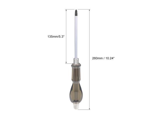#2 Phillips Impact Screwdriver, 6-Inch Cross Point Keystone Demolition Driver
