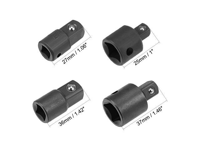 Socket Adapter Set Reducer Adapters Cr-V Black 4 Pcs