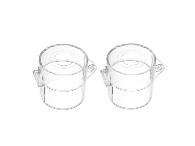 2pcs Clear Plastic Switch Cover Protector for 22mm Diameter Push Button Switch 55*55