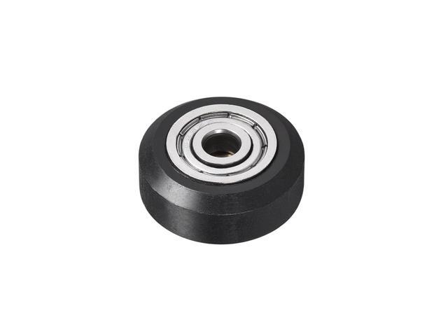 POM V Wheel with Bearing for 3D Printer RepRap, Ender 3, CR Series OD 24mm 4pcs