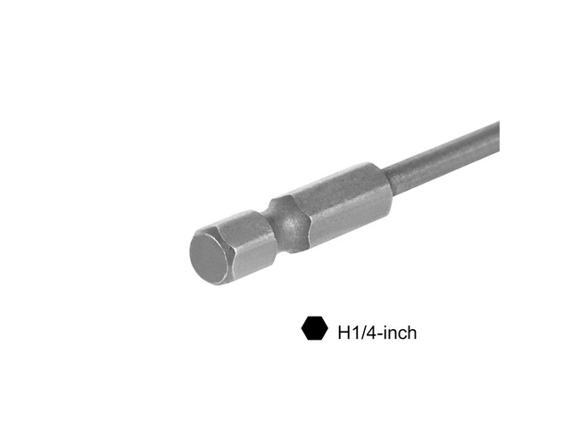 Torx Screwdriver Bits 1/4-Inch Hex Shank 150mm Length T10 Magnetic Security Star Screw Driver S2 Bit