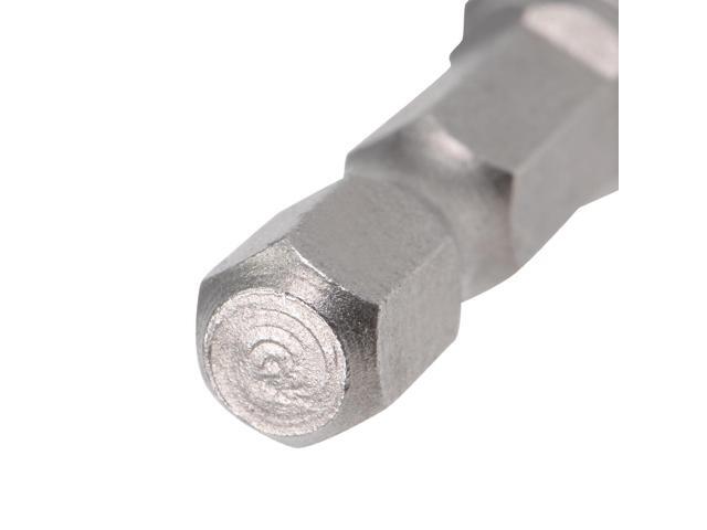 2pcs Torx Bits 1/4 Inch Hex Shank 50mm Length Magnetic T45 Security Star Screwdriver Bits S2 Alloy Steel
