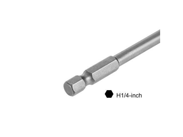 Torx Screwdriver Bits 1/4-Inch Hex Shank 150mm Length T25 Magnetic Security Star Screw Driver S2 Bit