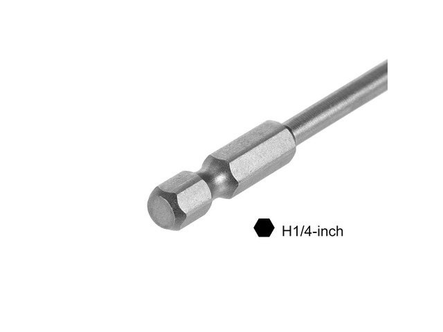 Torx Screwdriver Bits 1/4-Inch Hex Shank 150mm Length T15 Magnetic Security Star Screw Driver S2 Bit