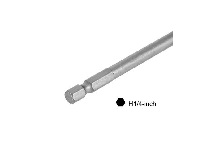 Torx Screwdriver Bits 1/4-Inch Hex Shank 150mm Length TT35 Magnetic Security Star Screw Driver S2 Bit