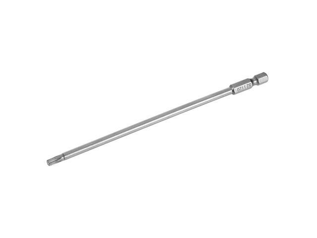 Torx Screwdriver Bits 1/4-Inch Hex Shank 150mm Length T20 Magnetic Security Star Screw Driver S2 Bit