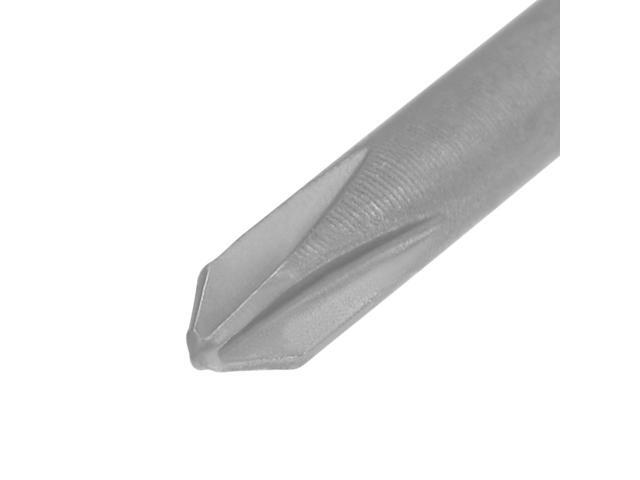 Phillips Bits 1/4-Inch Hex Shank 65mm Length Cross 2.5PH0 Magnetic Screw Driver S2 Screwdriver Bit 5Pcs