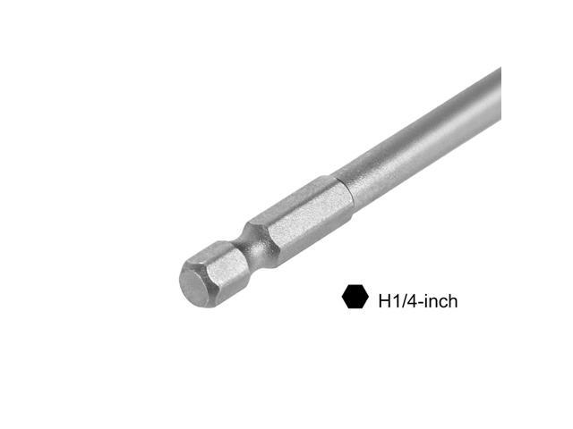 Torx Screwdriver Bits 1/4-Inch Hex Shank 150mm Length TT30 Magnetic Security Star Screw Driver S2 Bit