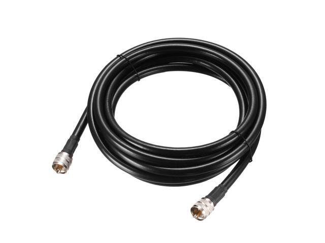UHF Male PL-259 to UHF Male PL-259 Low Loss RG213 Coax Jumper Cable 3.66M/12Ft