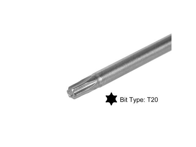 Torx Screwdriver Bits 1/4-Inch Hex Shank 150mm Length T20 Magnetic Security Star Screw Driver S2 Bit