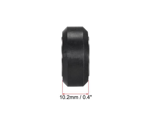 POM V Wheel with Bearing for 3D Printer RepRap, Ender 3, CR Series OD 24mm 4pcs