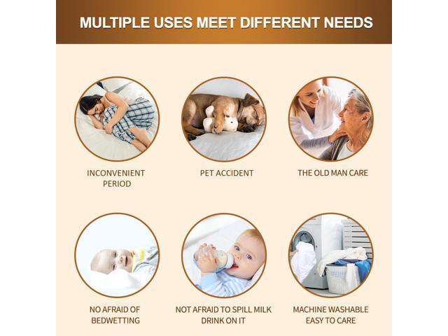 Fitted Mattress Pad Protector Cover Water-resistant Comfortable - Breathable and Soft Twin XL