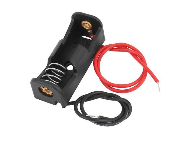 Dual Wires Spring Clip Black Plastic Batteries Case Holder for 12V/23A N Battery 7Pcs