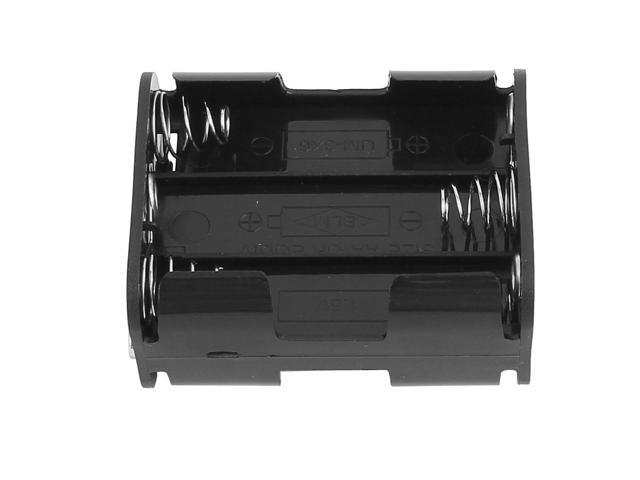 10Pcs Black Double Side 6 x 1.5V AA Battery Holder Storage Case Box