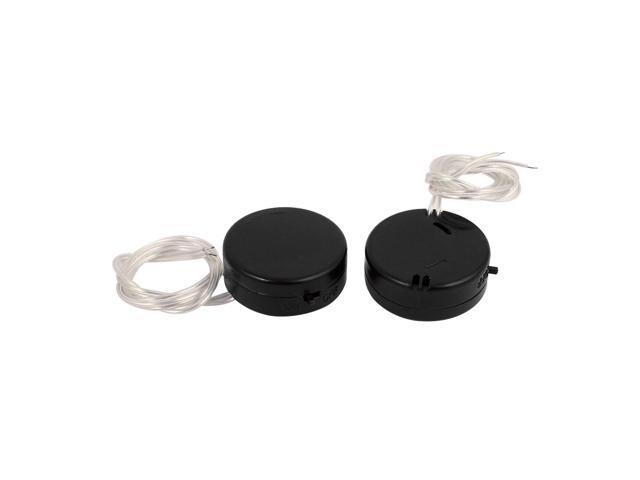 2 x 3V CR2032 Coin Cell Button Battery Holder Case Storage w Switch Black 5pcs