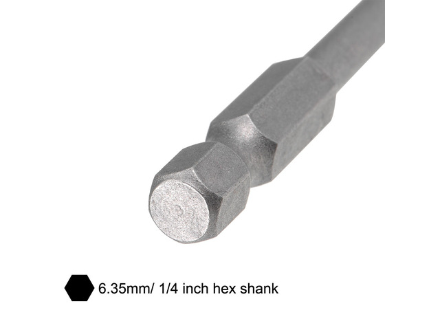 Phillips Bits Set 8pcs 1/4 Inch Hex Shank 2.4PH0-6PH2 Magnetic Cross Screwdriver Bit Set 75mm Length S2 Screw Driver Kit Tools