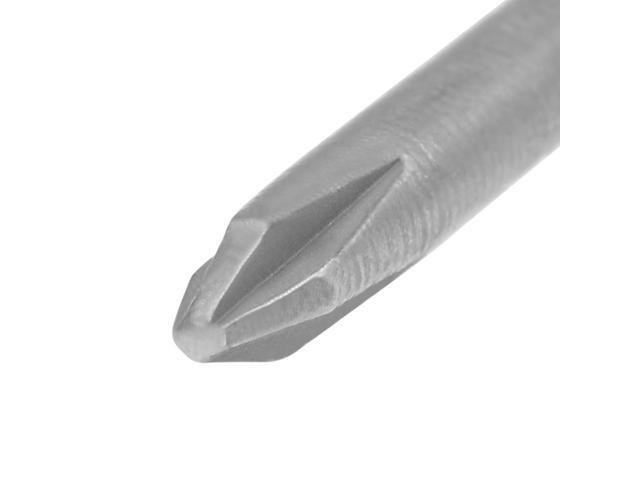 Phillips Bits 1/4-Inch Hex Shank 65mm Length Cross 2PH0 Magnetic Screw Driver S2 Screwdriver Bit 10Pcs