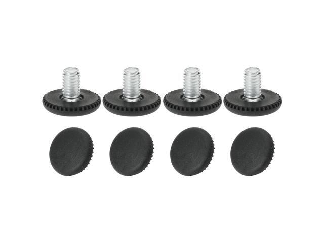 M8 x 10 x 25mm Leveling Feet Adjustable Leveler Floor Protector for House Furniture Chair Table Desk Leg 8pcs