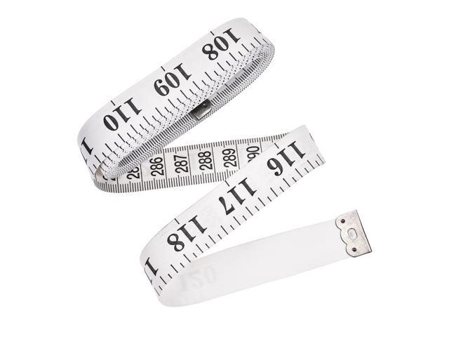 Cloth Tape Measure for Body 300cm 120 Inch Metric Inch Measuring Tape Soft Dual Sided for Tailor Sewing White 3pcs