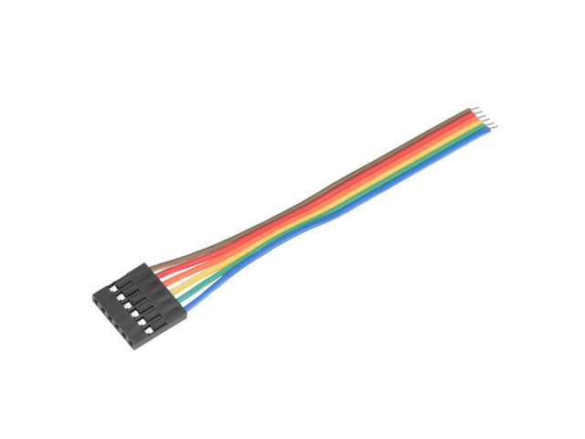 Breadboard Jumper Wires 6-Pin 10cm Female to Tined Tip Cable for Arduino