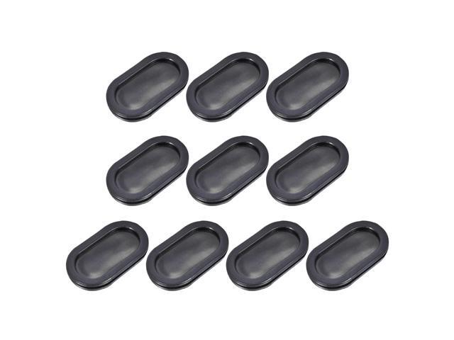 Wire Protector Oil Resistant Armature Oval Rubber Grommets 30x65mm Mounting Dia 10Pcs