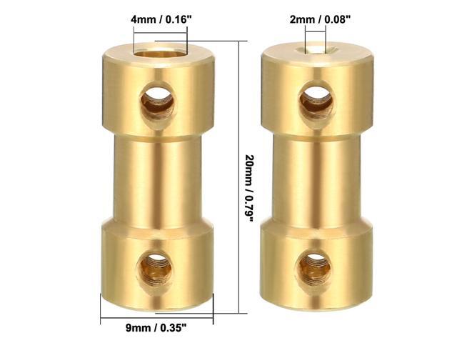 Shaft Coupler 2mm x 4mm Connector Adapter for RC Airplane Boat Motor L20XD9