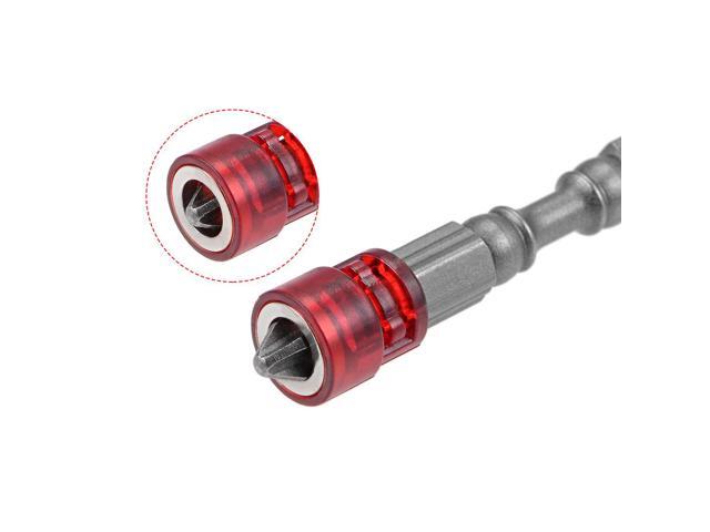 Magnetic Collar Design Phillips Cross PH2 Screwdriver Single-Head Bits Set, 1/4 Inch Hex Shank Electric Power Screw Driver Bit, 5pcs