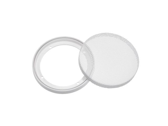Speaker Grill Cover 3 Inch 106.5mm Mesh Decorative Circle Subwoofer Guard Protector White 2pcs