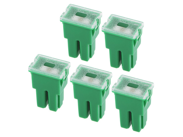 Automotive Mini Cartridge Fuse 32V 40A Female Terminal J Case Box for Car Truck Vehicle 5pcs