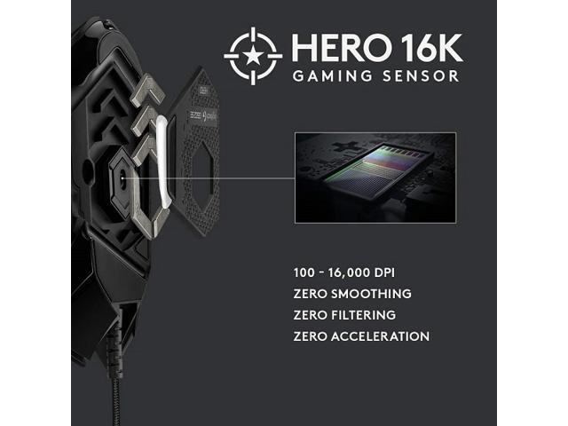 Logitech - G502 HERO SE Wired Optical Gaming Mouse with RGB Lighting - Wired - Black - image 9