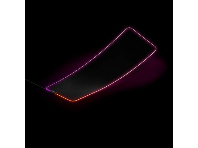 SteelSeries - QcK Prism Cloth Gaming Mouse Pad with 2-Zone RGB Illumination XL - Black - image 5