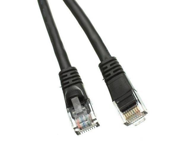 100 Pack Lot 1 Ft LAN Router Network Patch Cable Cord Cat5e Ethernet Wire Black