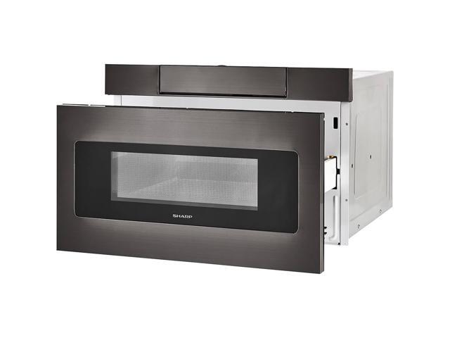 Sharp - 1.2 Cu. Ft. Built-in Microwave Drawer with Sensor Cooking - Black Stainless Steel - image 3