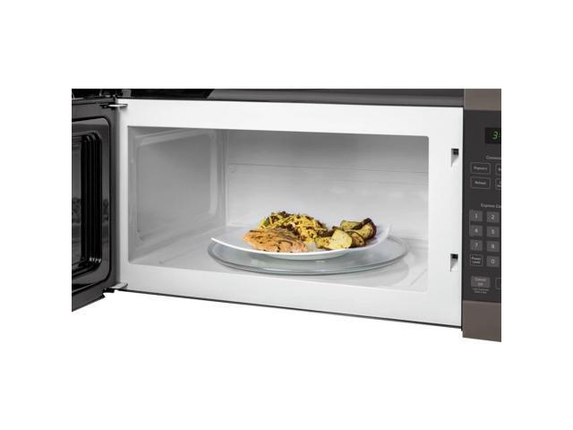GE - 1.6 Cu. Ft. Over-the-Range Microwave with Convenience Cooking Controls - Slate - image 3
