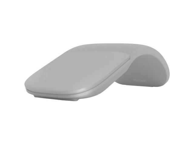 Microsoft - Surface Arc Bluetooth BlueTrack Ambidextrous Mouse for PC - Wireless - Light Gray - image 3