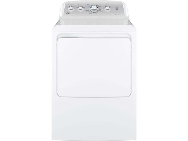 GE GTD45EASJWS 7.2 Cu. Ft. White Top Load High Efficiency Electric Dryer