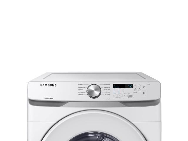 Samsung DVE45T6000W 7.5 cu. ft. Front Load Electric Dryer with Sensor Dry