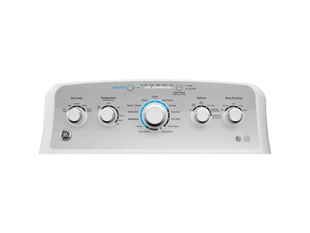 GE GTW500ASNWS 4.6 Cu. Ft. White Top Load Washer
