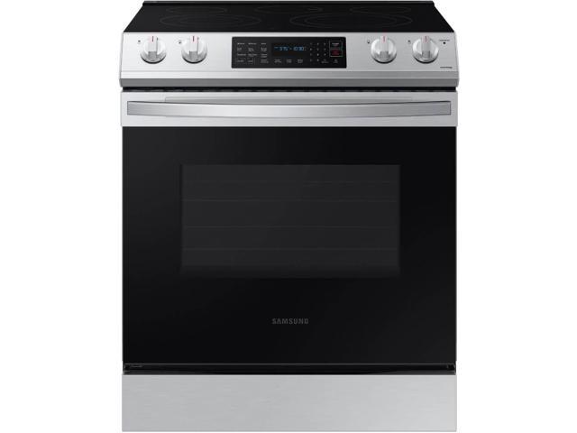 Samsung NE63T8311SS 6.3 cu. ft. Front Control Slide-In Electric Range with Convection & Wi-Fi photo