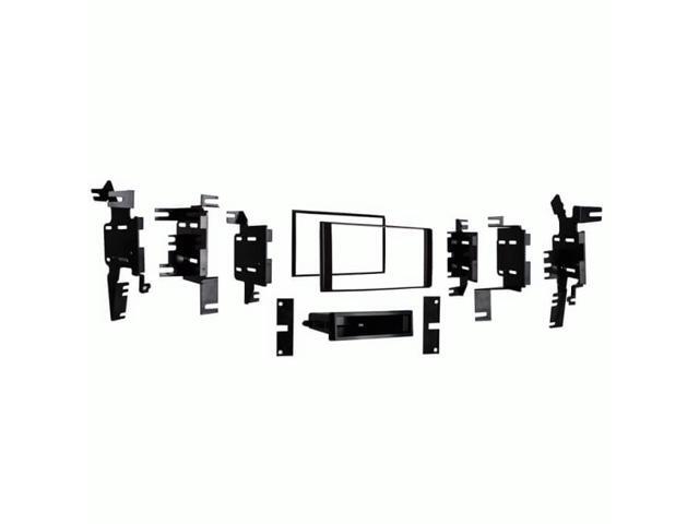 Metra - Dash Kit for Select 2011-2021 Nissan Frontier Versa Xterra Juke NV 1500/2500/3500 DIN DDIN - Black - image 3