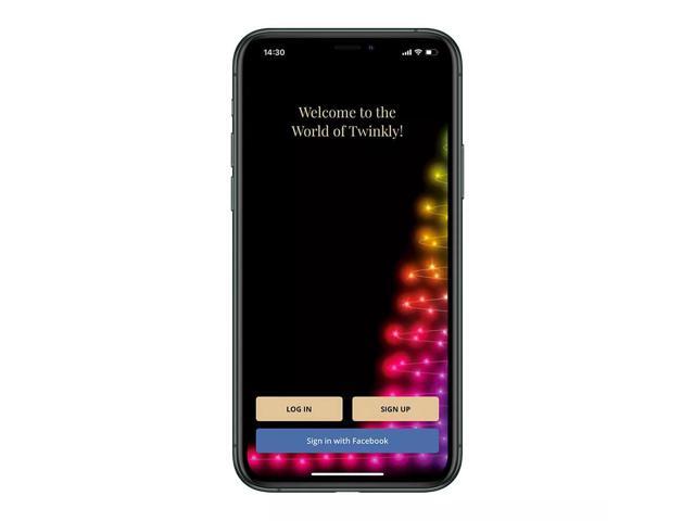 Twinkly Icicle App-Controlled Smart LED Christmas Lights 190 AWW Amber/White