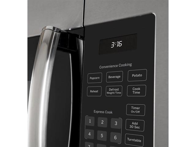 GE - 1.6 Cu. Ft. Over-the-Range Microwave with Convenience Cooking Controls - Stainless Steel - image 6